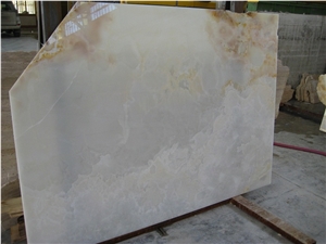 White Onyx Slabs, Tiles