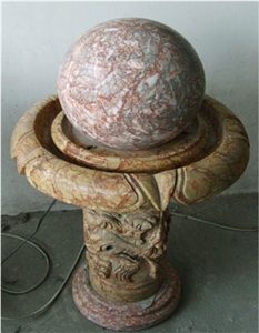 Red Agate Marble Fountain