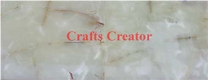 White Onyx Tiles, Slabs