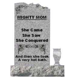 Grey Granite Headstone Grave Marker