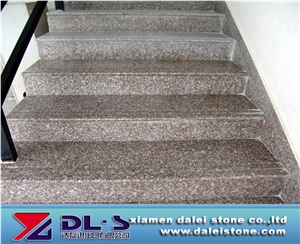 G664 Red Granite Stairs