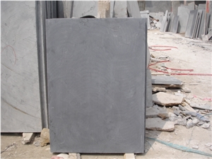 China Blue Honed Limestone Slabs & Tiles