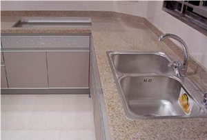 G682 Sunset Gold Yellow Granite Countertops/Kitchen Tops
