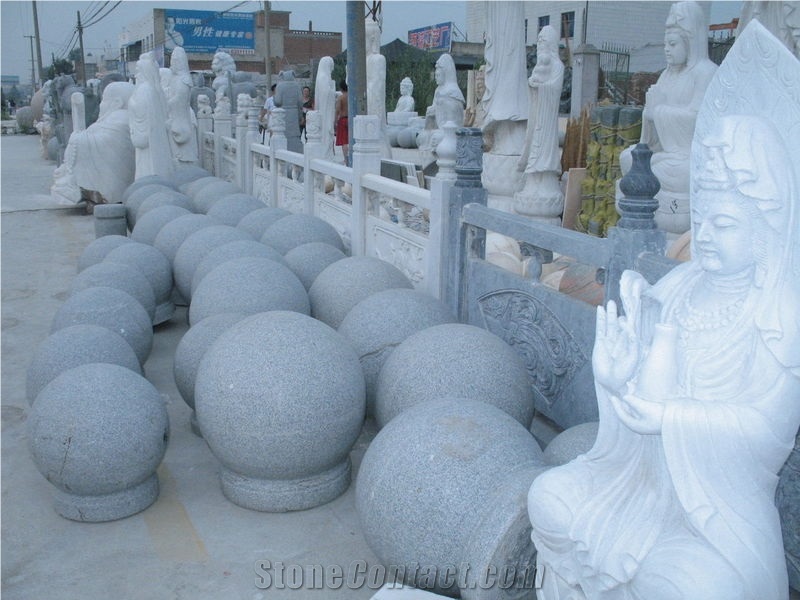 Grey Granite Carving Sculpture