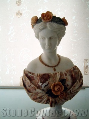 Marble Sculpture, Head Statue