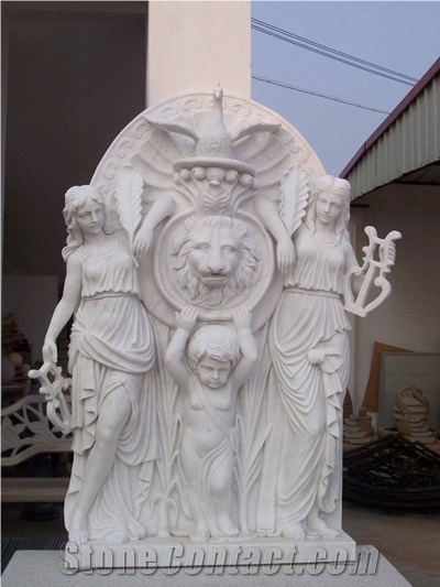 White Marble Sculpture