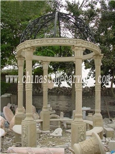Hand Carved Garden Stone Gazebo Hand Carved Garden Stone Gazebo