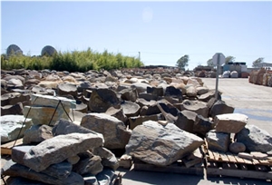 Yellow Slate Garden Boulders