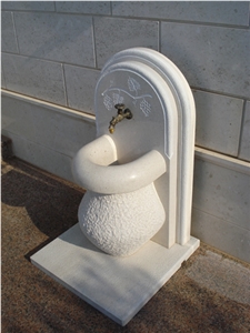 White Marble Fountain