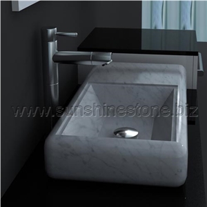 Carrara Art Stone Sink