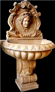 Beige Sandstone Fountain