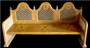 Yellow Sandstone Bench,Home Furniture