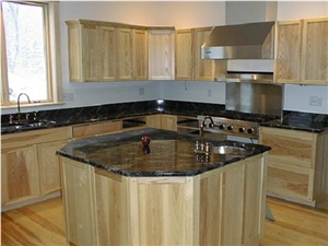 Absolute Black Granite Kitchen Countertops