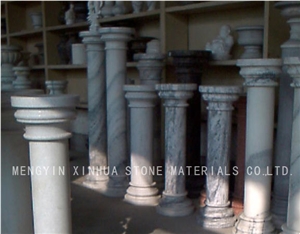 White Marble Columns