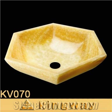Honey Onyx Sinks, Basins