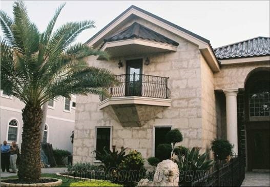 Natural Stone Ecm Wall Cladding, Facade