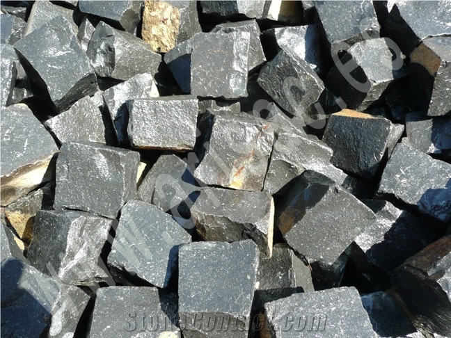 Black Basalt Cobble Stone