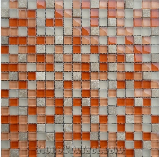 Glass - Marble Mix Stone Mosaic