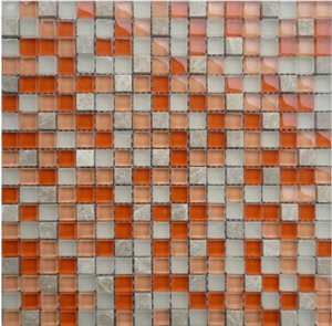 Glass - Marble Mix Stone Mosaic Glass - Marble Mix Stone Mosaic