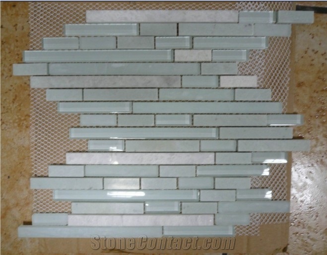 Glass Mosaic Mix Stone Mosaic