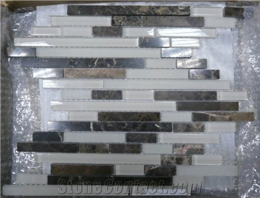 Glass Mosaic Mix Stone Mosaic