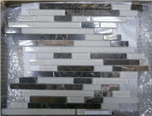 Glass Mosaic Mix Stone Mosaic