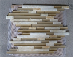 Glass Mosaic Mix Stone Mosaic