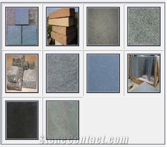 Viet Nam Black Basalt Slabs & Tiles