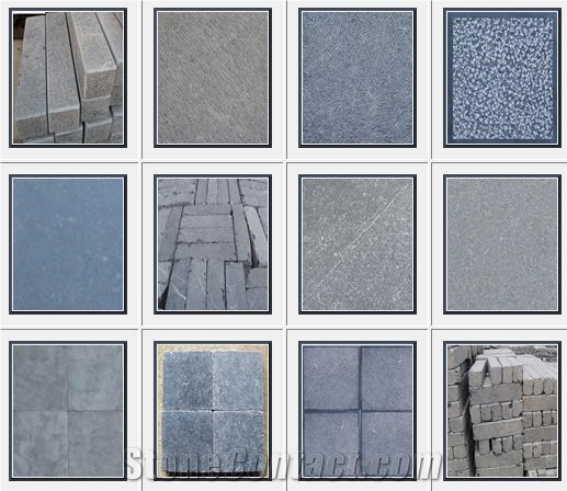 Vietnam Blue Stone Slabs & Tiles, Viet Nam Grey Blue Stone