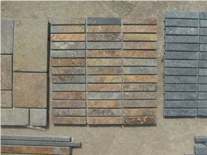 China Rust Slate Mosaic