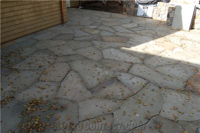 Grey Slate Irregular Flagstone Paver