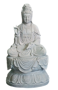 Grey Granite Buddha Sculpture Grey Granite Buddha Sculpture