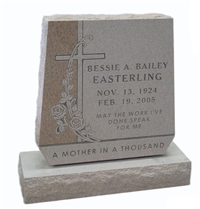 Yellow Granite Single Monument Yellow Granite Single Monument