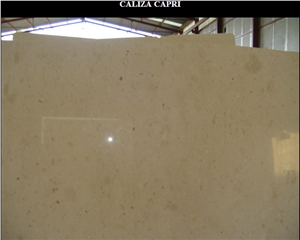 Caliza Capri Limestone Slab, Spain Beige Limestone