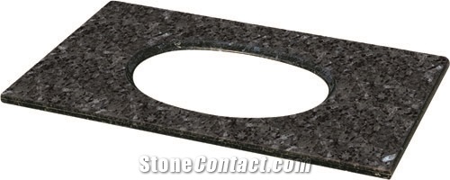 Blue Pearl Granite Vanity Top