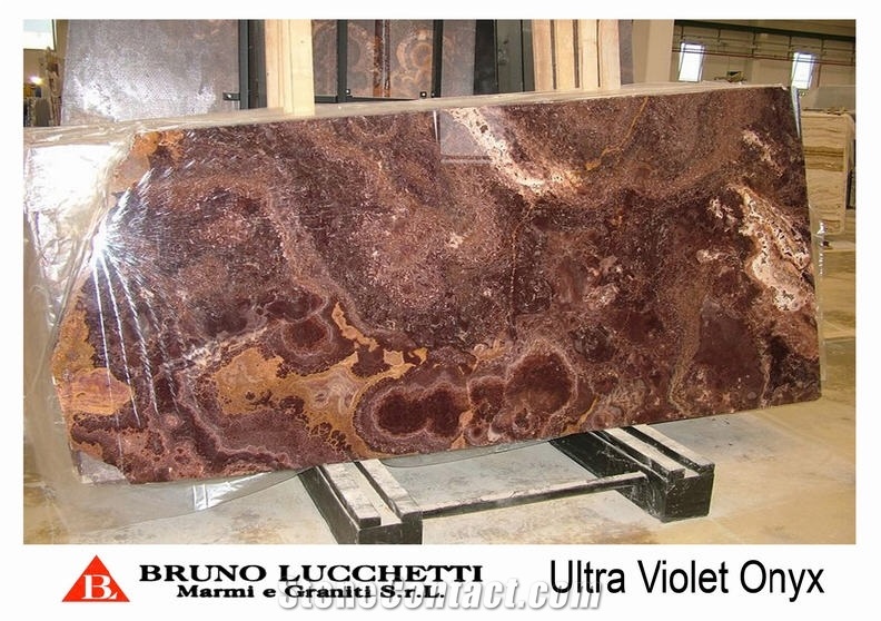 Ultra Violet Onyx Slabs