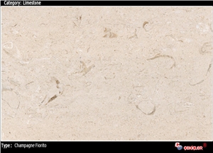 Champagne Fiorito Limestone, Limestone Slabs Champagne Fiorito Limestone, Limestone Slabs