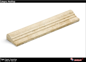 Classic Travertine Mouldings, Classic Turkey Beige Travertine
