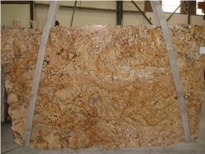 Solarius Granite Slabs, Brazil Yellow Granite