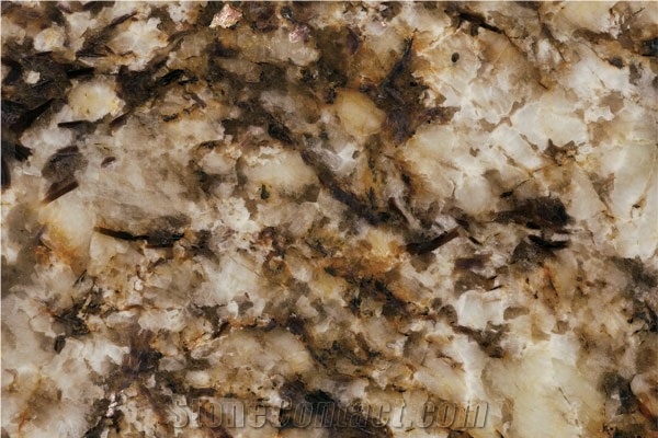 Crystal Gold Granite Slabs & Tiles, Canada Yellow Granite