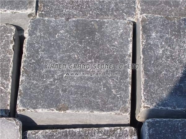 Blue Limestone Cubes