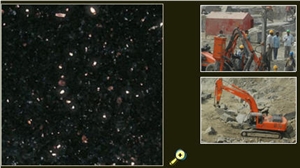 Black Galaxy Rough Blocks