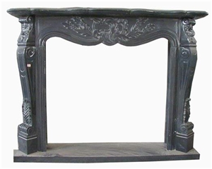 Black Granite Fireplace Production Mantel Black Granite Fireplace Production Mantel