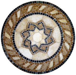 Slate Mosaic Round Slate Mosaic Round