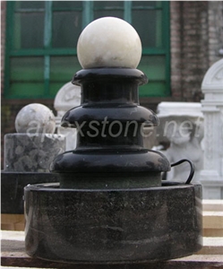 Black Marble Indoor Fountain