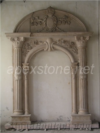 White Marble Door Arch