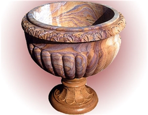 Rainbow Sandstone Flower Vase Rainbow Sandstone Flower Vase