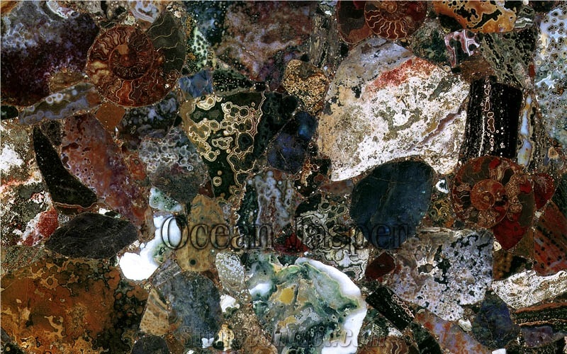 Ocean Jasper Semi Precious Stone