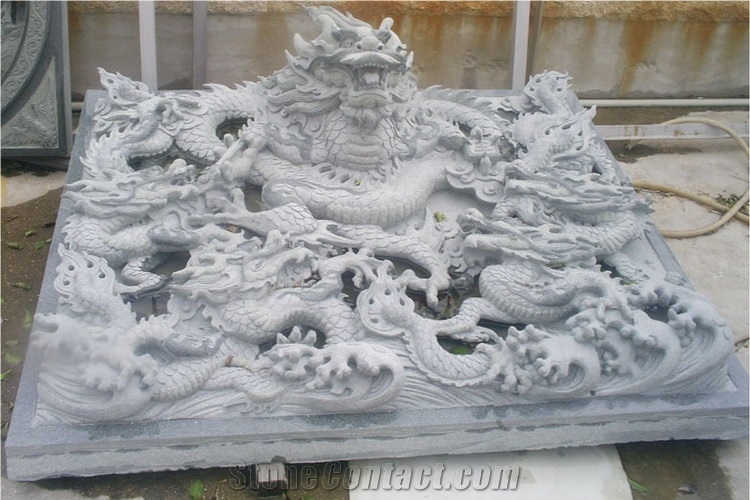 Grey Granite Handcraft Carving
