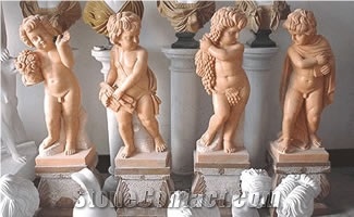 Yellow Granite Carving Sculpture
